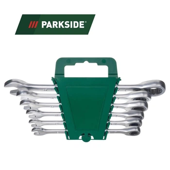 Набір ключів комбінованих Parkside з тріскачкою 8 - 17 мм CrV 6 шт (8096332/B)