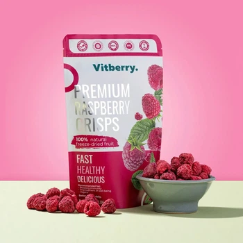 Малина сублімована. Сублімовані фрукти Vitberry, 30г