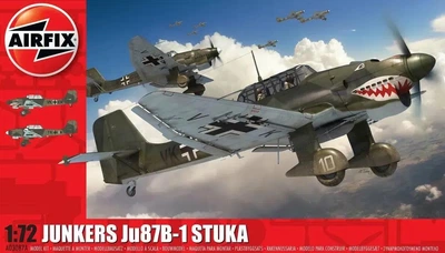 Збірна модель 1:72 штурмовик Junkers Ju87 B-1 Stuka Airfix A03087A