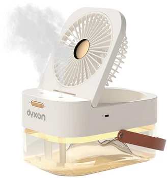 Вентилятор зі зволоженням акумуляторний Dyxon MEGAFAN 2002 White