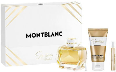 Zestaw damski Montblanc Signature Absolue Woda perfumowana 90 ml + 7.5 ml + Balsam do ciała 100 ml (3386460147590)