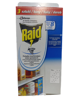 Засіб інсектицидний RAID® стікери від харчової молі 3 шт/уп Aeroxon Insect Control GmbH