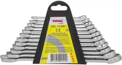 Набір ключів WMC TOOLS 6-19 мм 12 предметів (WT-5124MP)