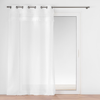 Firana okienna Douceur d'intérieur Frangina z frędzlami 140 x 240 cm (3574386276863)