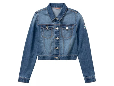 Джинсовая куртка укороченая для девочки s.Oliver 423967-д 128 см (7-8 years) Синий