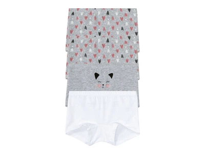 Трусики-боксеры набор 4 шт. для девочки Lupilu LYCRA® 387245 098-104 см (2-4 years) Серый