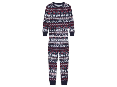 Пижама (лонгслив и штаны) для девочки Pepperts LIDL 457204 134-140 см (8-10 years) темно-синий