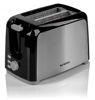 Тостер KUMTEL HTS-02 Black&Stainles Steel