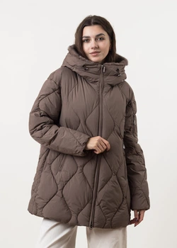 Пуховик Snow Owl Капучино 4XL (К927)