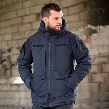Зимова Куртка ДСНС Omni-Head на силіконі XL синя