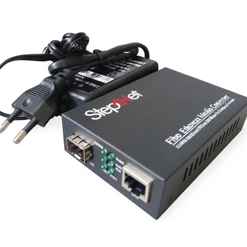Медіаконвертер Step4Net MC-SFP1000-FE/GE-LFP Gigabit 100/1000Мбіт LFP SFP конвертер Ethernet оптичний перетворювач сигналу RJ45 SC