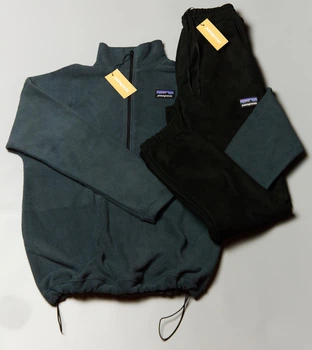 Демисезонный мужской спортивный костюм Patagonia на флисе графит L (P0019)