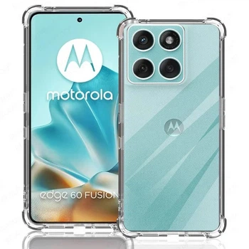 Чохол Fiji Proof для Motorola Edge 60 Fusion прозорий бампер із посиленими бортами Transparent