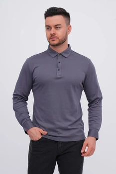 Лонгслив поло Trend Collection 5011 Антрацит L