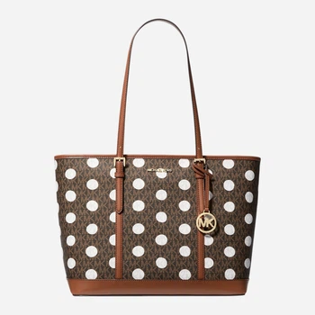Сумка шопер жіноча зі штучної шкіри Michael Kors 529516257 Коричнева (1159844519)