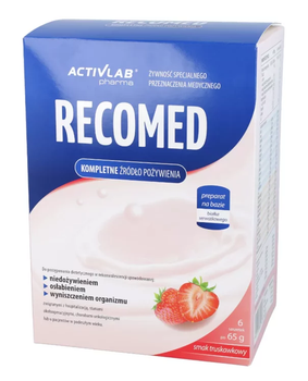 Żywienie dojelitowe Activlab RecoMed Smak truskawkowy 6 x 65 g (5907368880280)