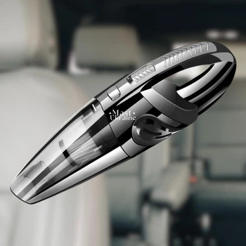 Пилосос автомобільний бездротовий з насадками 50Вт Vacuum Cleaner, акумуляторний ручний міні-пилосос з USB зарядкою для прибирання машини, дому, клавіатури, важкодоступних місць, Чорний, VA-30
