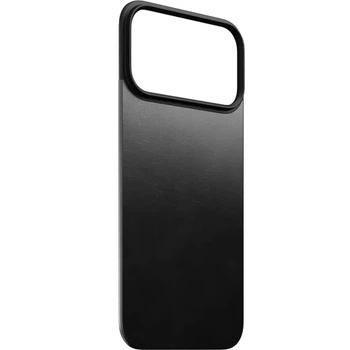 Кожаная магнитная накладка на заднюю панель Nomad Magnetic Horween Leather Back Black для iPhone 17 Pro Max (NM014391858)