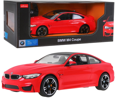 Samochód zdalnie sterowany Rastar BMW M4 Coupe Czerwony (5903864900651)