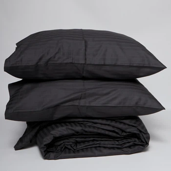 Постельный комплект Moon&Star (пододеяльник 143х210 + 2 наволочки 70х70) Satin Stripe Dark Serenity (MS-890000812)
