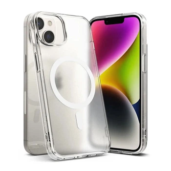 Чехол Fusion Magnetic для iPhone 14 Matte Clear (FMGM633E52)