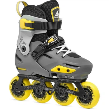 Дитячі фріскейт ролики Rollerblade Apex 37-40 EU Grey-yellow