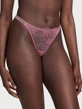 Женские трусики Victoria's Secret (7391839126984) Sunset Ombré Shine Strap Rose L коричневые