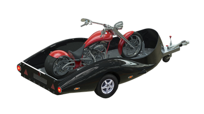 Прицеп для мотоцикла Lorgano Pragmatec CHARIOT 750 кг черный