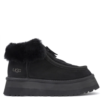 Жіночі уггі Платформа Жіночі Замша Чорні з Змійкою UGG Funkette Boot Black (38, чорний)