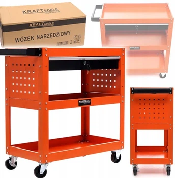 Мастерская тележка для инструментов с выдвижным ящиком Kraft & Dele KD366