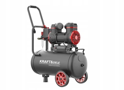 Компрессор Kraft&Dele KD1390 воздушный Безмасляный 24л с высоким давлением до 8 бар