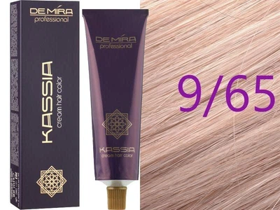 Крем-краска для волос 9/65 Блонд фиолетово-красный Demira Cream Hair Color Kassia 90 мл