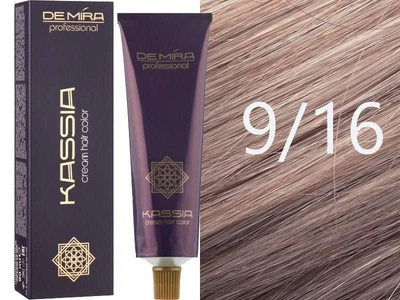 Крем-краска для волос 9/16 Блонд пепельно-фиолетовый Demira Cream Hair Color Kassia 90 мл