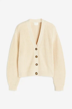 Жіночий кардиган H&M 211380-2 M(170/96) жовтий (2113800004)