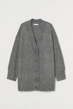 Жіночий кардиган H&M 207778-2 S(165/88) сірий (2077780003)