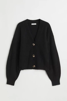 Жіночий кардиган H&M 206397-2 M(170/96) чорний (2063970004)