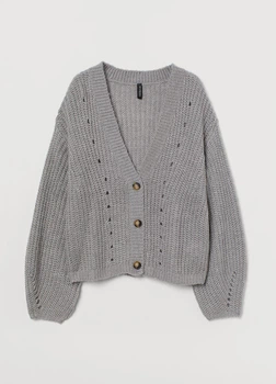 Жіночий кардиган H&M 200890-4 S(165/88) сірий (2000004664923)
