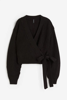 Жіночий кардиган H&M 206551-4 XL(180/116) чорний (2065510006)