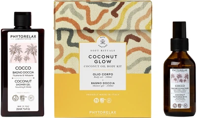 Набор Phytorelax Laboratories Soft Rituals Coconut Кокос Гель для душа 250 мл + Масло для тела, волос и лица 100 мл (8030976034978)