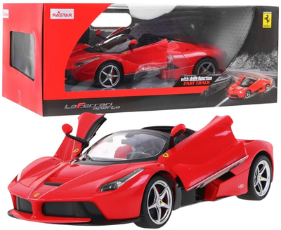 Samochód zdalnie sterowany Rastar Ferrari LaFerrari Aperta Czerwony (5903864900705)