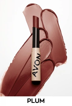 Ухаживающая помада-бальзам для губ Avon Plum/Сливовый