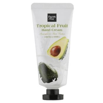 Крем для рук з маслом авокадо FarmStay Tropical Fruit Hand Cream Avocado & Shea Butter, 50 мл (8809638300382)