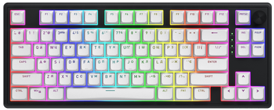 MorkBlade MK60 White × MOMOKA Focus MK60 HE Keyboard | Premium build High-performance Mechanical Keyboard