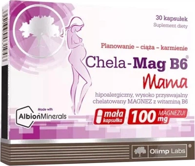Магній + Вітамін B6 для вагітних Olimp Chela-Mag B6 Mama 30 капсул (5901330031946)
