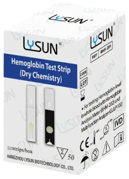 Тестовые полоски для определения Гемоглобина Lysun 50 шт (BHS-201-50)