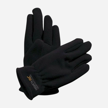 Детские зимние флисовые перчатки Regatta Taz Gloves II RKG024-800 122-140 см Черные (5051513332497)