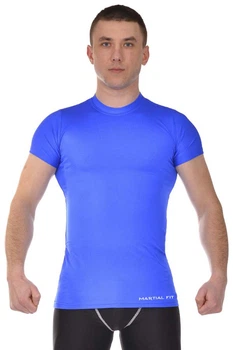 Футболка компресійна Berserk Sport Martial Fit Синій XL