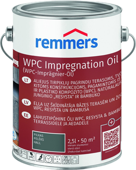 Olej do desek kompozytowych Remmers Teras WPC Szary 2.5 l (000101136176)