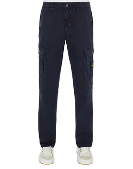 Штани No Brand 303WA Brushed Cotton Cargo Garment Dyed Old Effect Navy XXXL XXXL