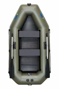 Лодка пвх надувная гребная двухместная ΩMega 260LS PS хаки